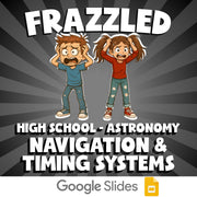 Navigation & Timing Systems FRAZZLED Science Game - No Prep Astronomy Review
