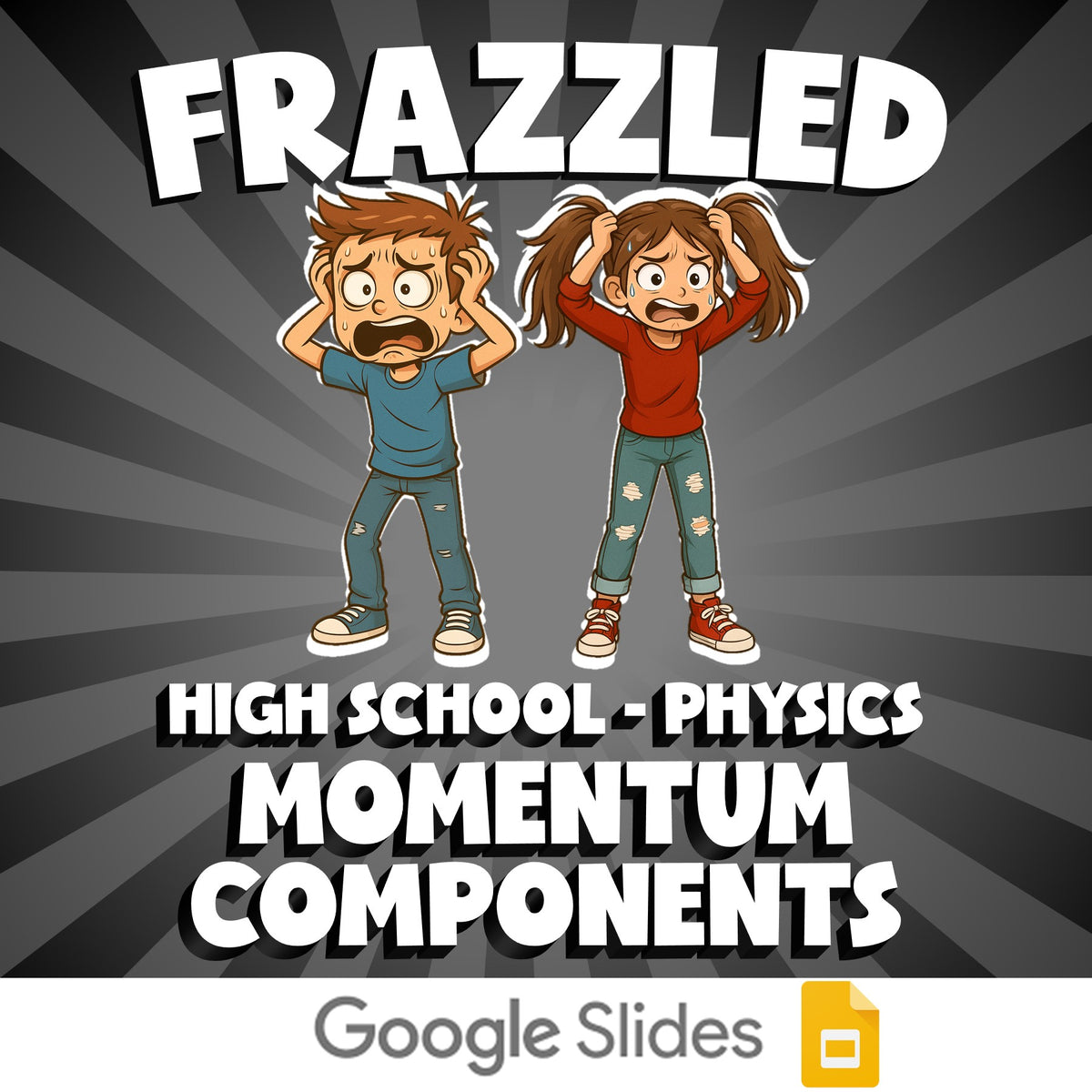 Momentum Components FRAZZLED Science Game - No Prep Physics Review Activity