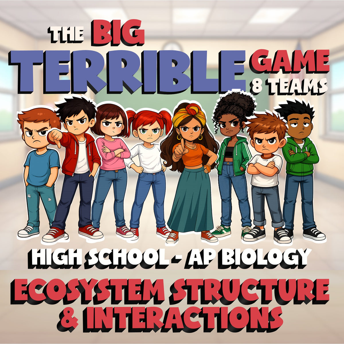 Ecosystem Structure & Interactions BIG TERRIBLE GAME - AP Biology Science Review