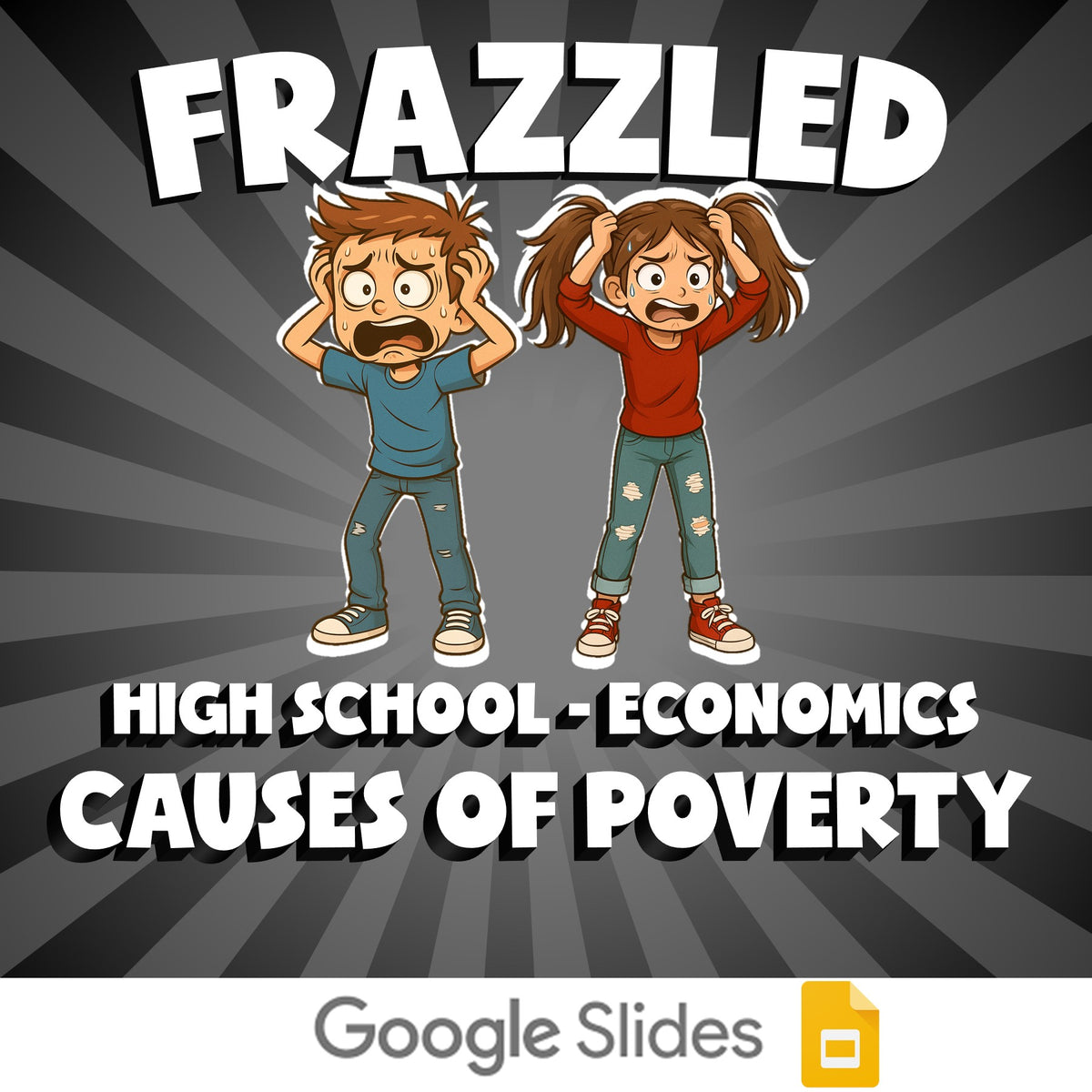 Causes of Poverty FRAZZLED Economics Game - No Prep Review Activity