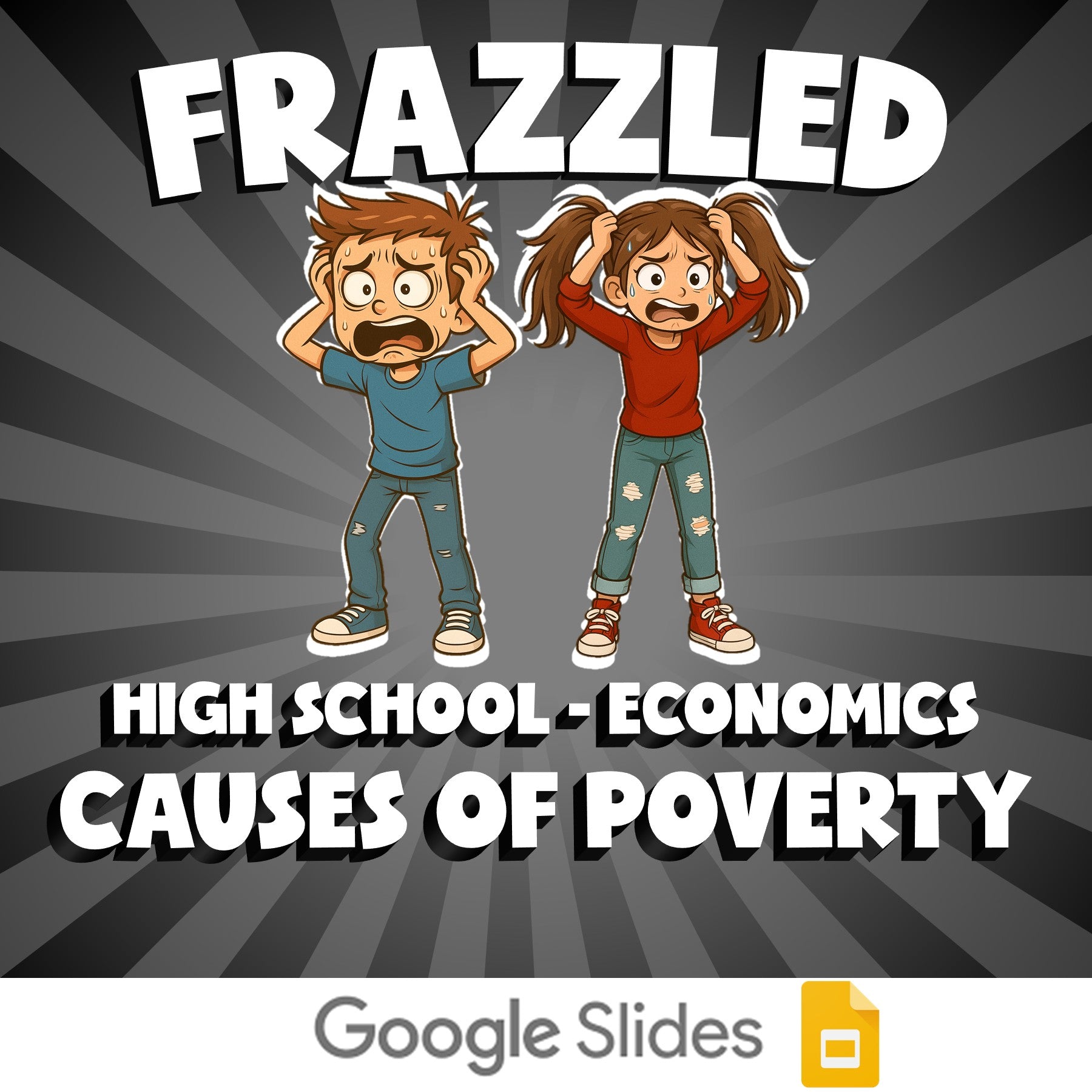 Causes of Poverty FRAZZLED Economics Game - No Prep Review Activity