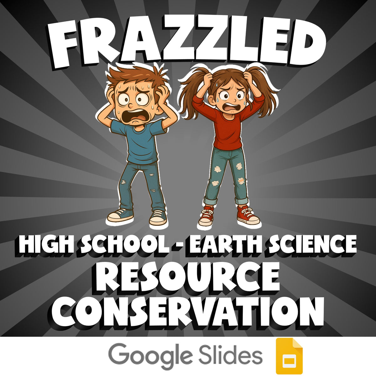 Resource Conservation FRAZZLED Game - No Prep Earth Science Review Activity