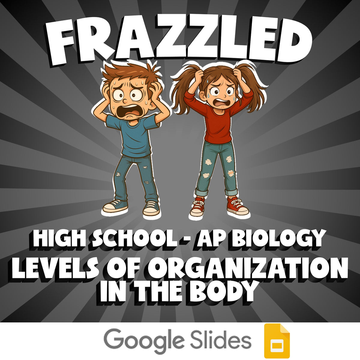 Levels of Organization in the Body FRAZZLED Science Game - No Prep AP Biology