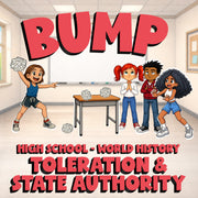 Toleration & State Authority BUMP Game - No Prep World History Review Activity