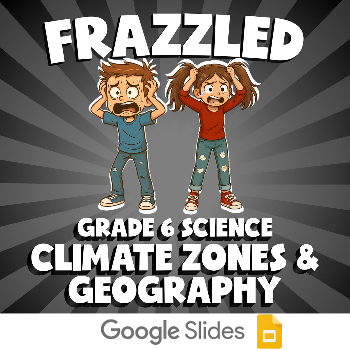 Climate Zones & Geography FRAZZLED Science Game - No Prep Grade 6 Review