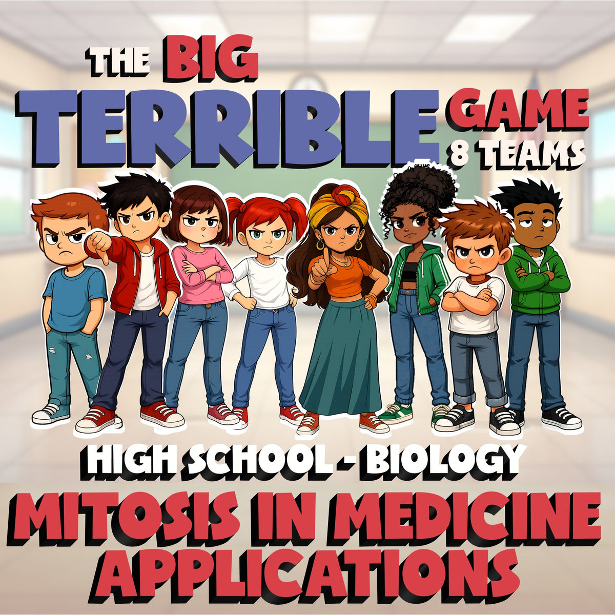 Mitosis in Medicine Applications BIG TERRIBLE GAME - Biology Science Review