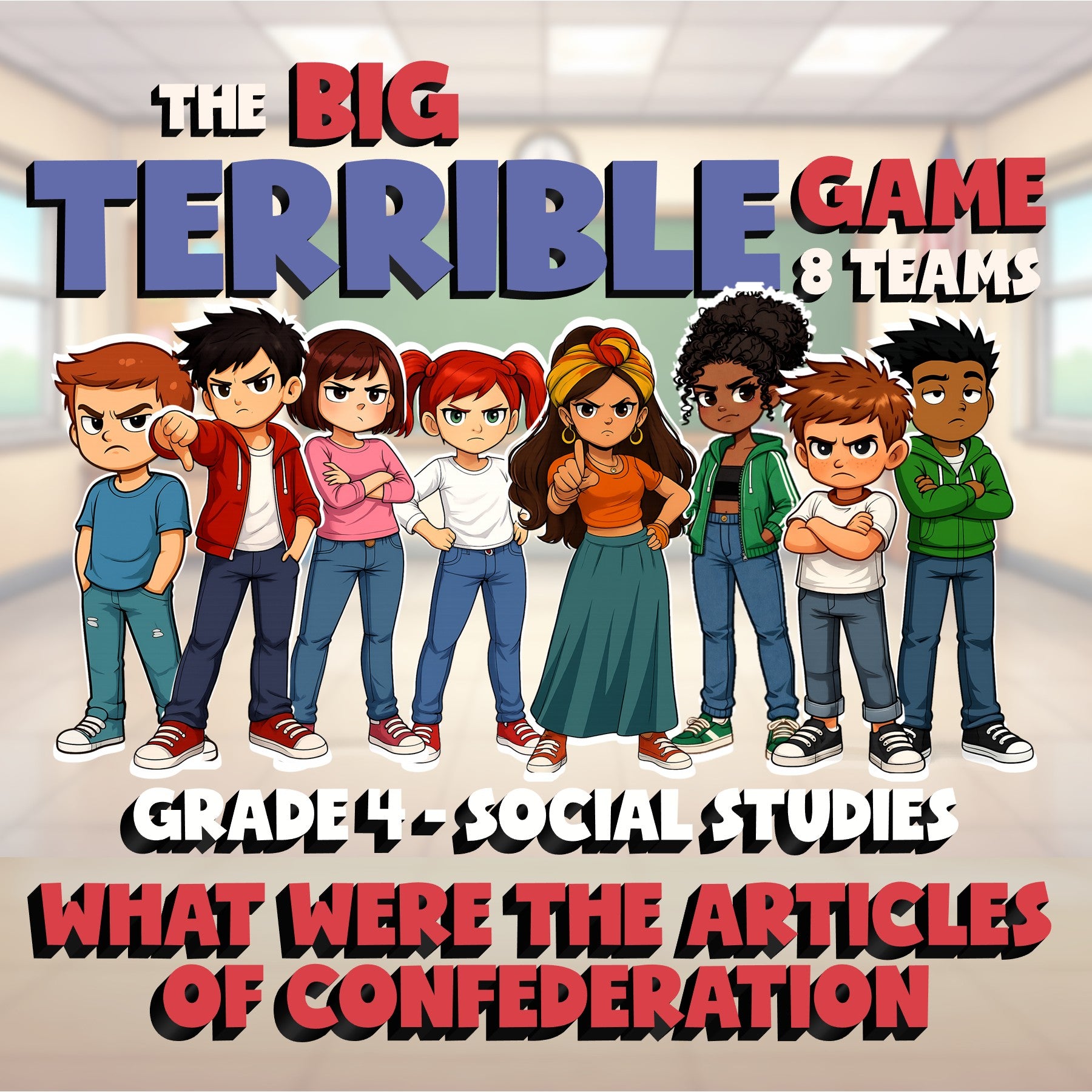 What Were the Articles of Confederation BIG TERRIBLE GAME - Grade 4 Socials