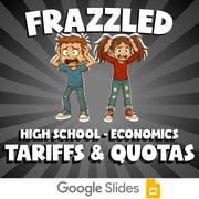 Tariffs & Quotas FRAZZLED Economics Game - No Prep Review Activity
