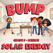 Solar Energy BUMP Science Game - No Prep Grade 8 Review Activity