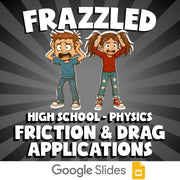 Friction & Drag Applications FRAZZLED Science Game - No Prep Physics Review