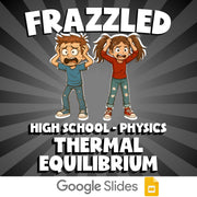 Thermal Equilibrium FRAZZLED Science Game - No Prep Physics Review Activity