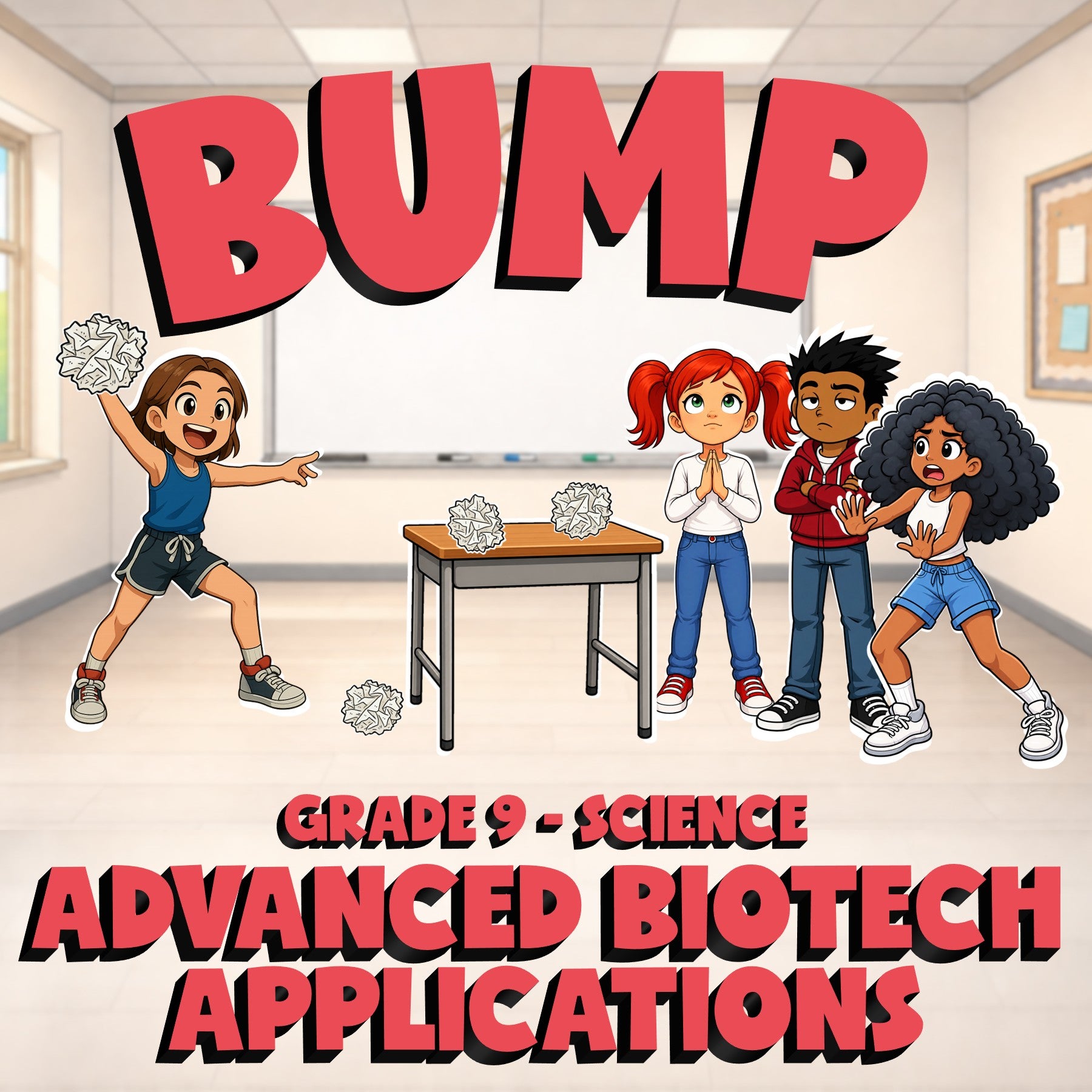 Advanced Biotech Applications BUMP Science Game - No Prep Grade 9 Review