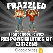Responsibilities of Citizens FRAZZLED Civics Game - No Prep Review Activity