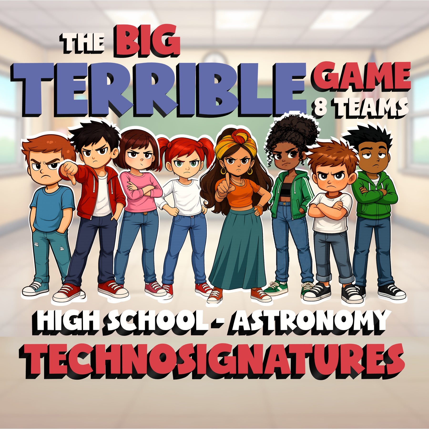 Technosignatures BIG TERRIBLE GAME - No Prep Astronomy Science Review Activity