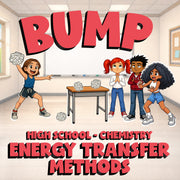 Energy Transfer Methods BUMP Science Game - No Prep Chemistry Review Activity