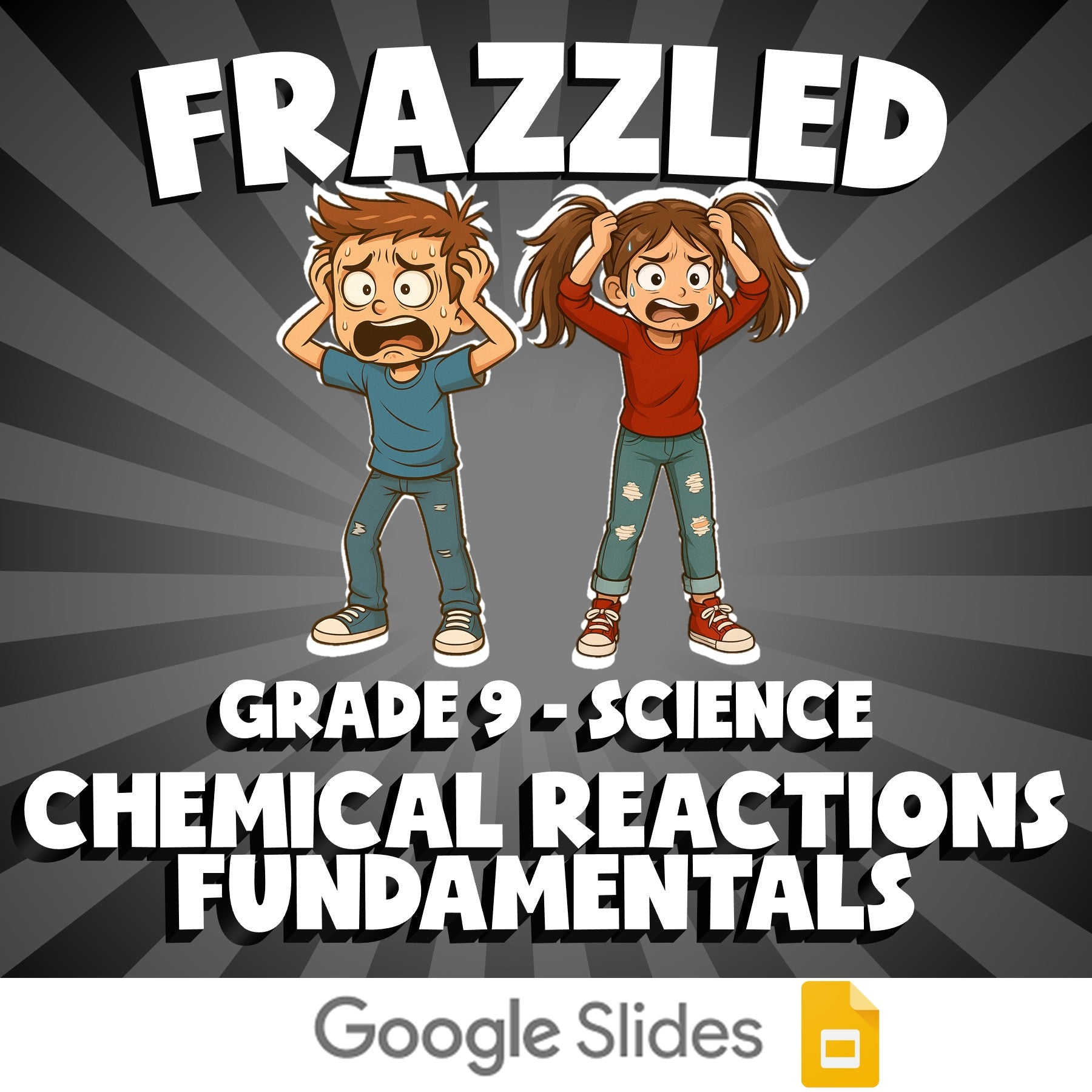 Chemical Reactions Fundamentals FRAZZLED Science Game - No Prep Grade 9 Review