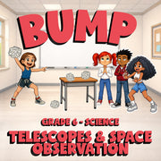 Telescopes & Space Observation BUMP Science Game - No Prep Grade 6 Review