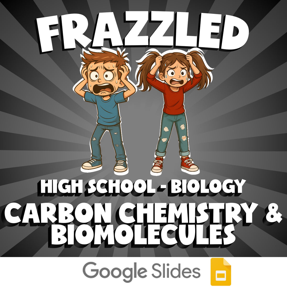 Carbon Chemistry & Biomolecules FRAZZLED Science Game - No Prep Biology Review