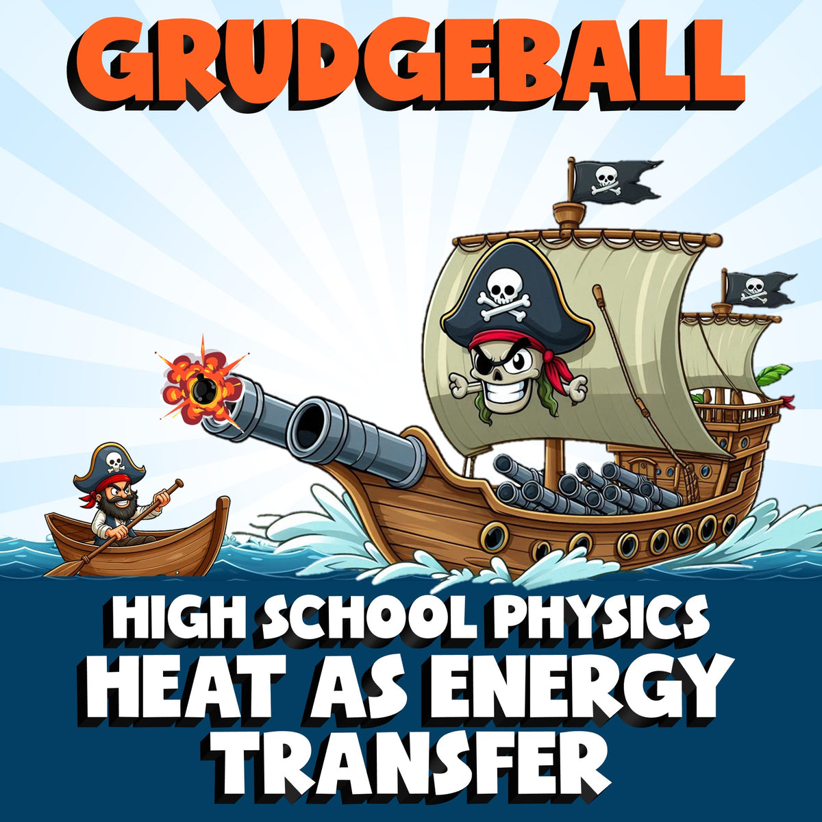 Heat as Energy Transfer GRUDGEBALL Science Game - No Prep Physics Review