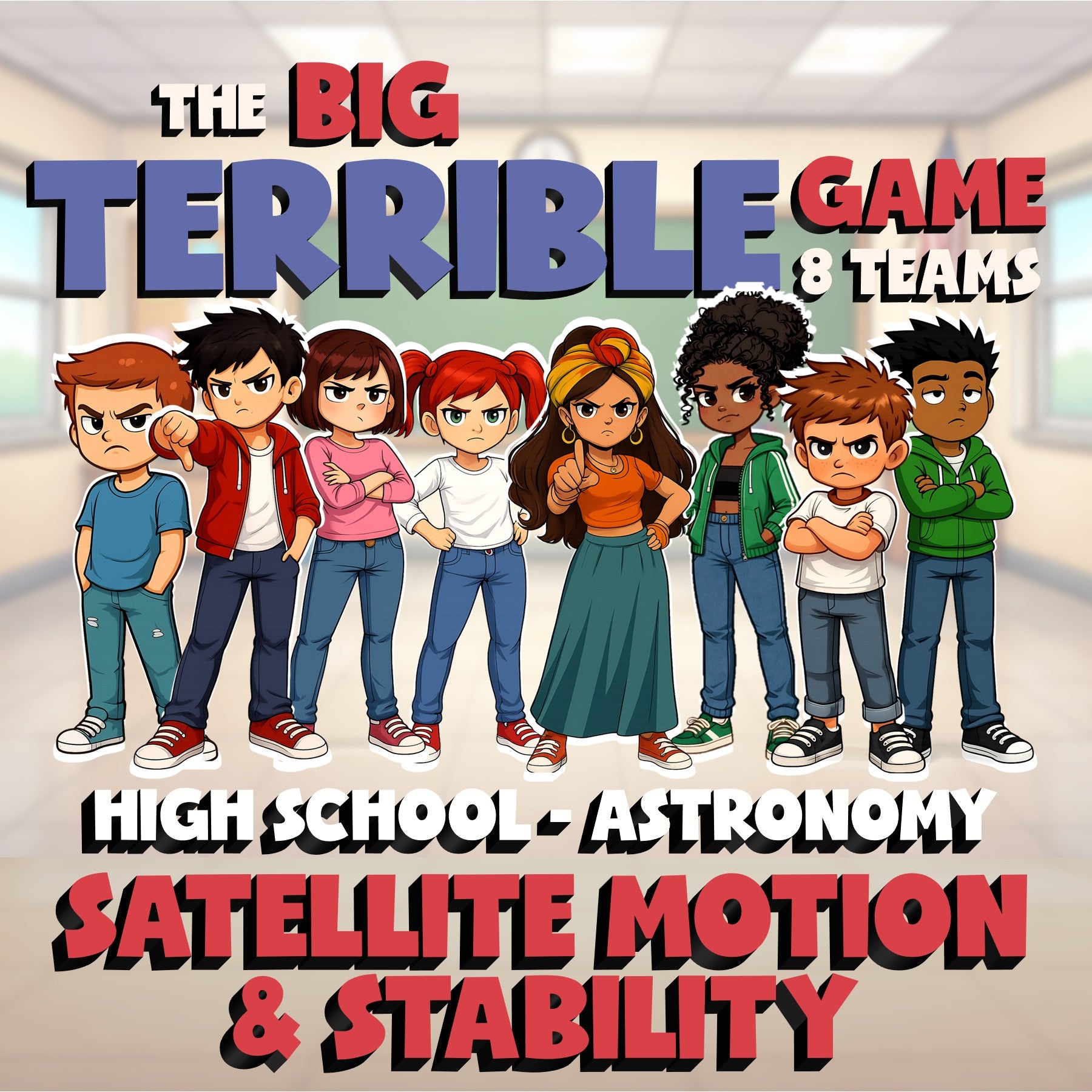 Satellite Motion & Stability BIG TERRIBLE GAME - Astronomy Science Review
