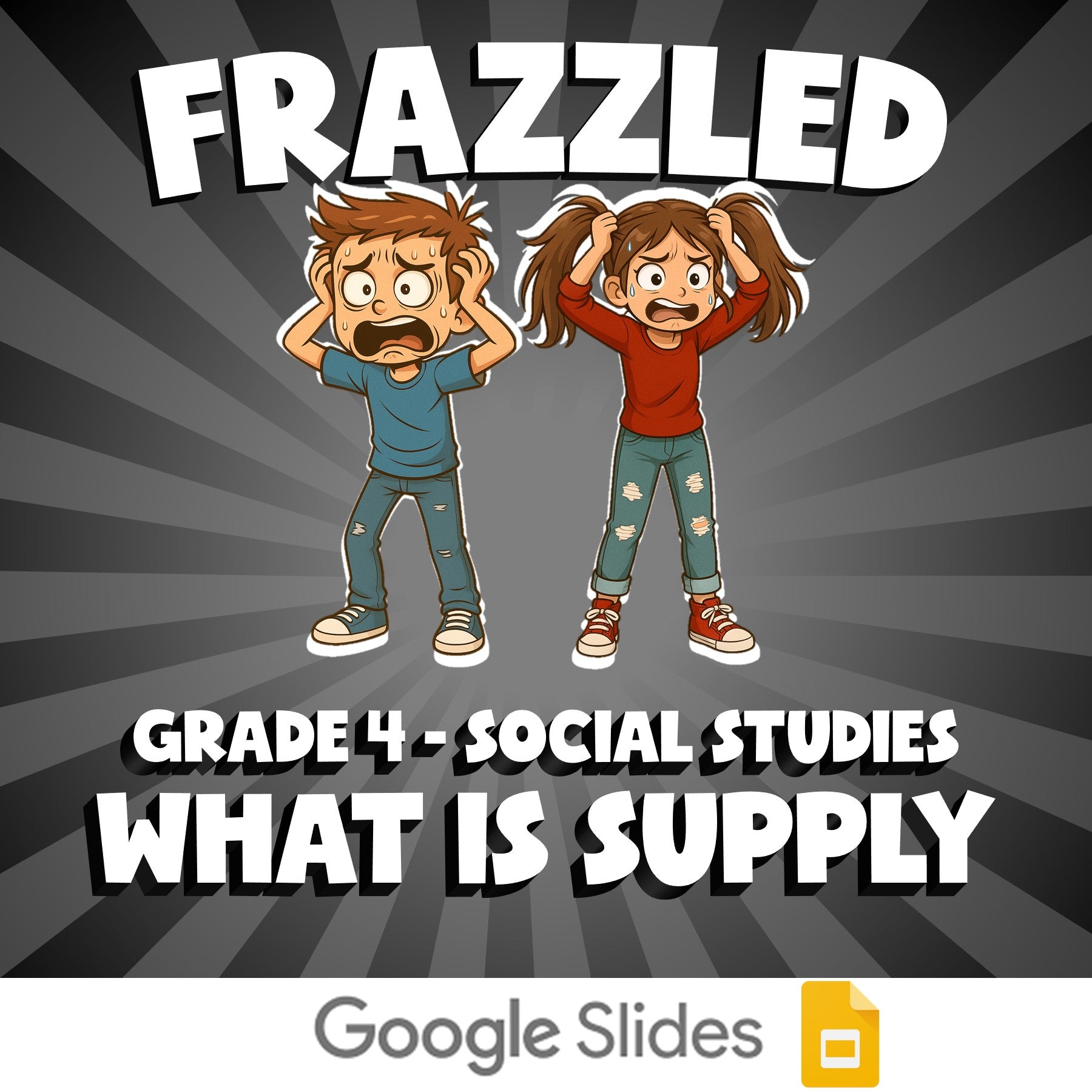 What Is Supply FRAZZLED Socials Game - No Prep Grade 4 Review Activity