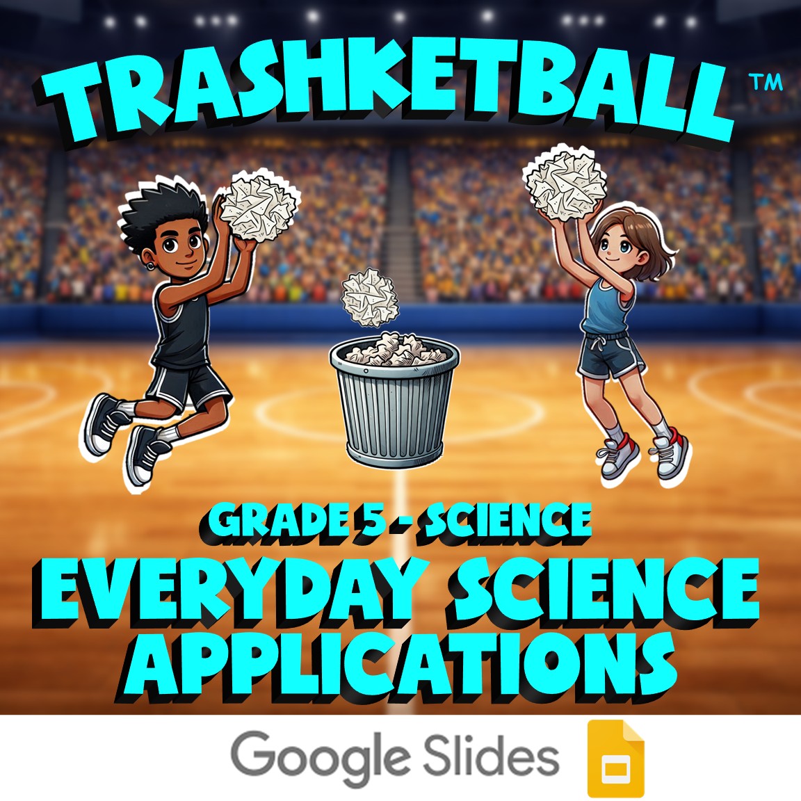 Everyday Science Applications TRASHKETBALL Science Game - No Prep Grade 5 Review
