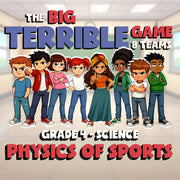 Physics of Sports BIG TERRIBLE GAME - No Prep Grade 4 Science Review Activity