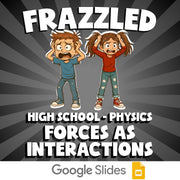 Forces as Interactions FRAZZLED Science Game - No Prep Physics Review Activity