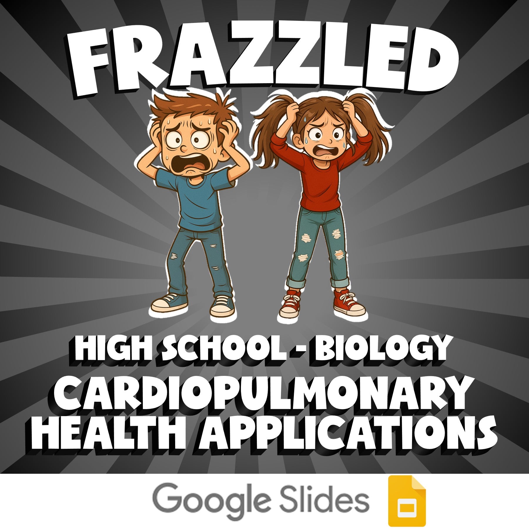 Cardiopulmonary Health Applications FRAZZLED Science Game - No Prep Biology