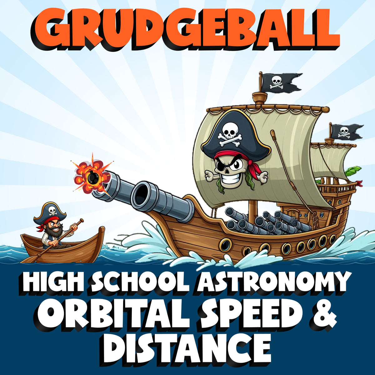 Orbital Speed & Distance GRUDGEBALL Science Game - No Prep Astronomy Review