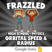 Orbital Speed & Radius FRAZZLED Science Game - No Prep Physics Review Activity