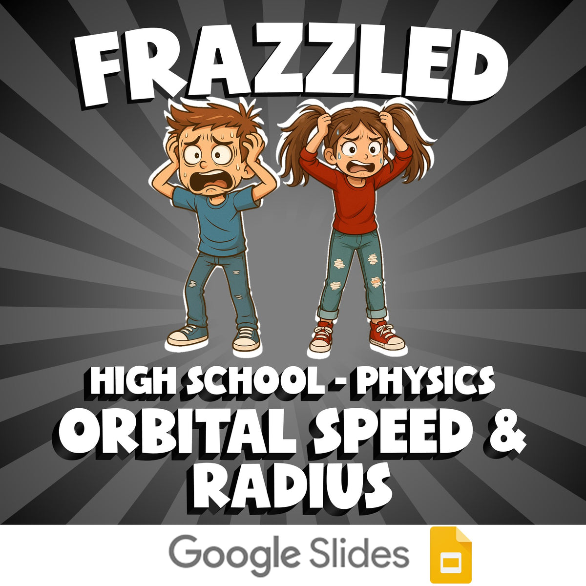 Orbital Speed & Radius FRAZZLED Science Game - No Prep Physics Review Activity