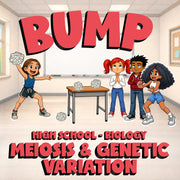 Meiosis & Genetic Variation BUMP Science Game - No Prep Biology Review Activity