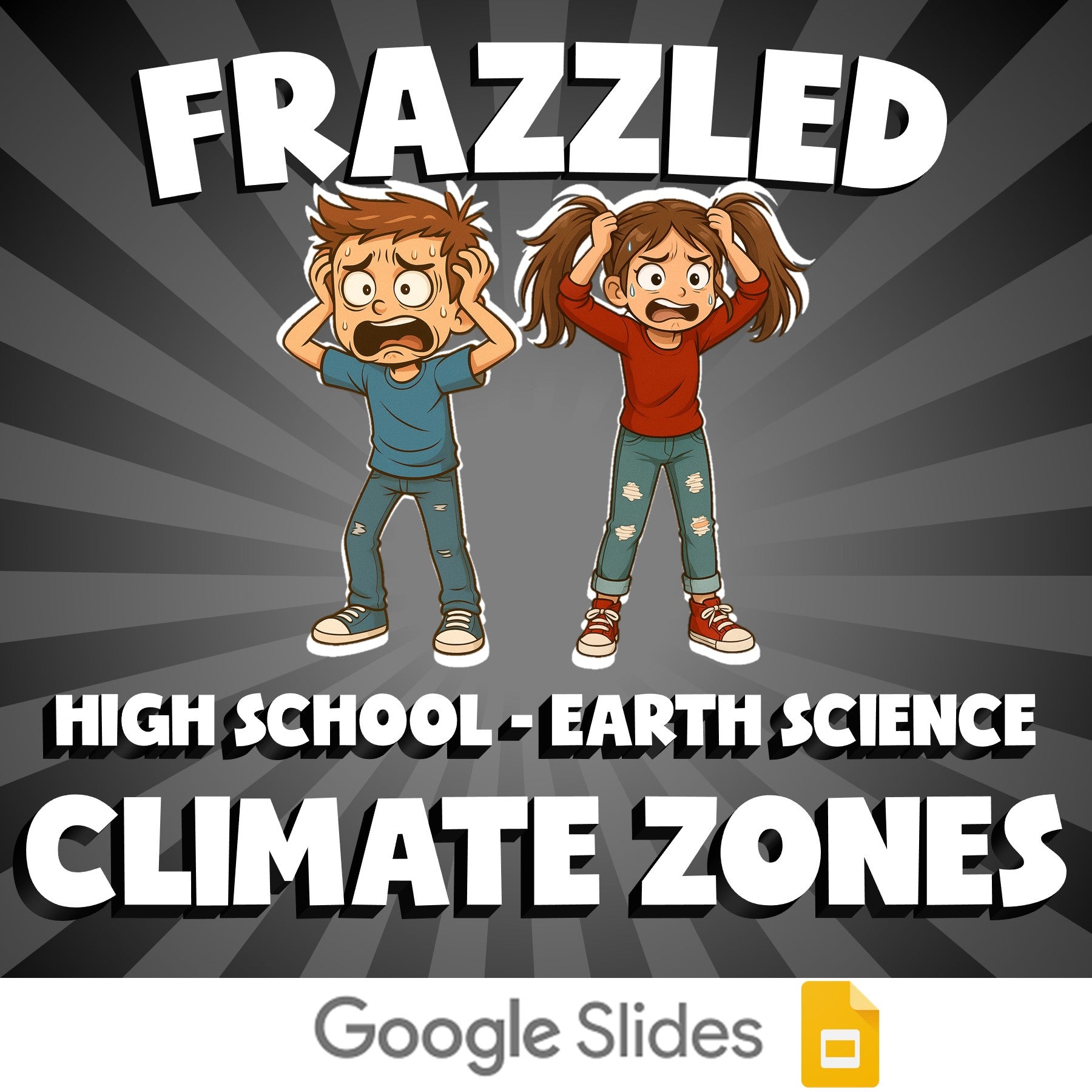 Climate Zones FRAZZLED Game - No Prep Earth Science Review Activity
