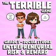 Entrepreneurial Risk & Reward THE TERRIBLE GAME - No Prep Grade 5 Socials Review