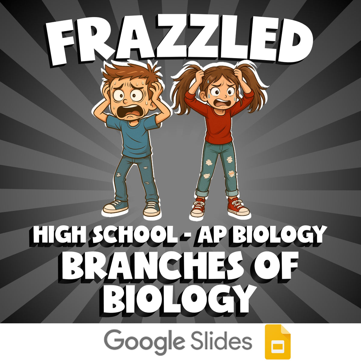 Branches of Biology FRAZZLED Science Game - No Prep AP Biology Review Activity