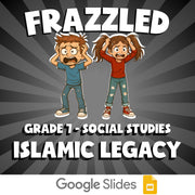Islamic Legacy FRAZZLED Socials Game - No Prep Grade 7 Review Activity