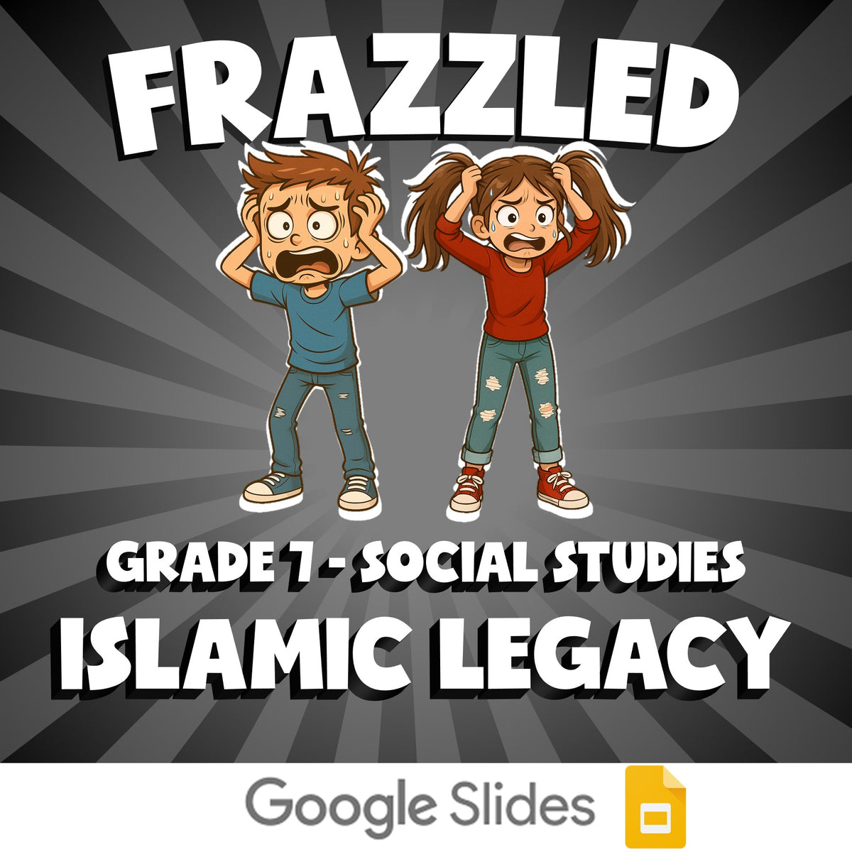 Islamic Legacy FRAZZLED Socials Game - No Prep Grade 7 Review Activity