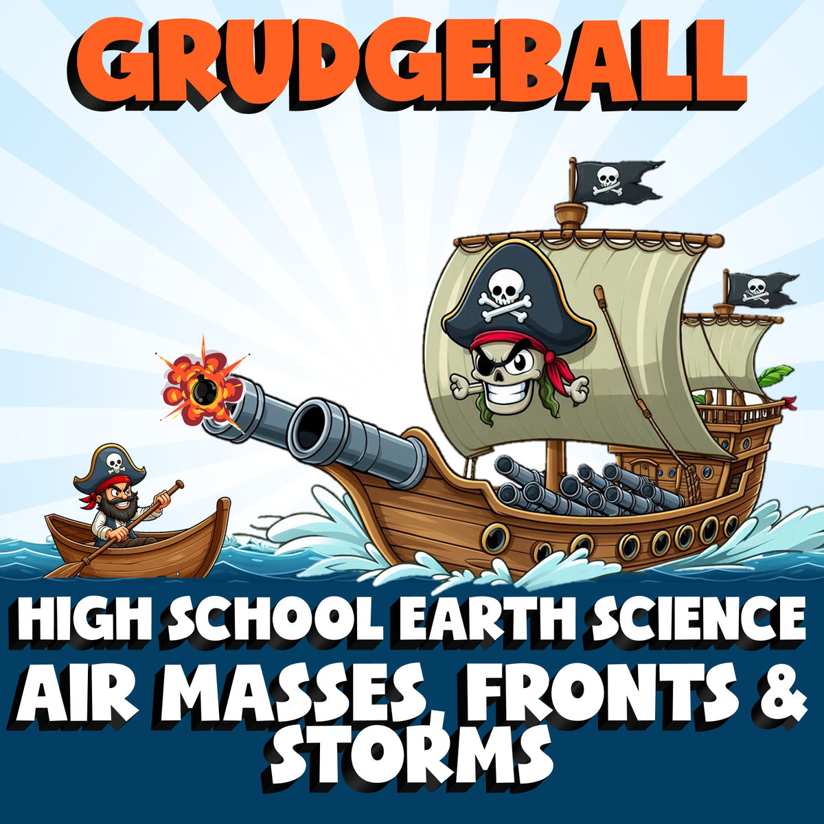 Air Masses, Fronts & Storms GRUDGEBALL Game - No Prep Earth Science Review
