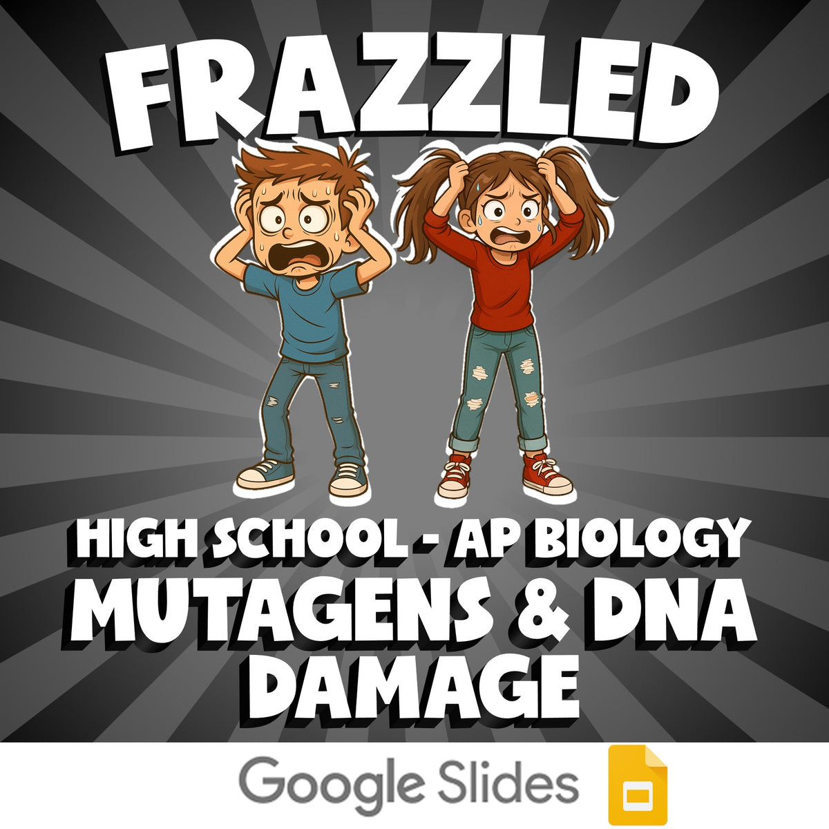 Mutagens & DNA Damage FRAZZLED Science Game - No Prep AP Biology Review Activity