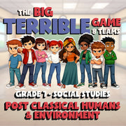 Post Classical Humans & Environment BIG TERRIBLE GAME - Grade 7 Socials Review