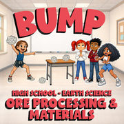 Ore Processing & Materials BUMP Game - No Prep Earth Science Review Activity