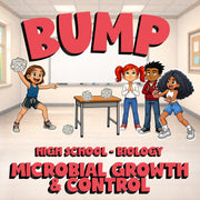 Microbial Growth & Control BUMP Science Game - No Prep Biology Review Activity