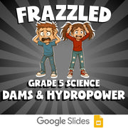 Dams & Hydropower FRAZZLED Science Game - No Prep Grade 5 Review Activity
