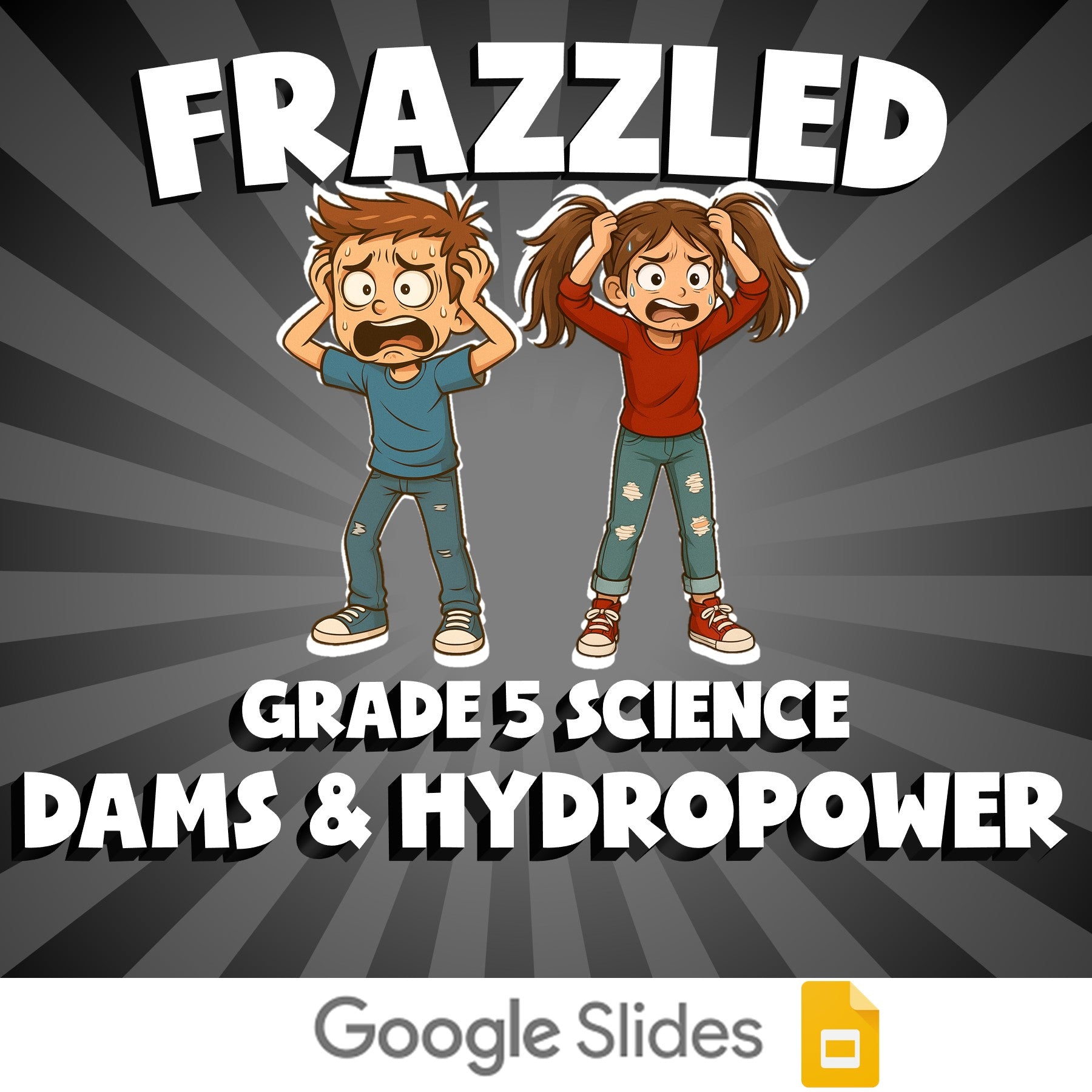 Dams & Hydropower FRAZZLED Science Game - No Prep Grade 5 Review Activity