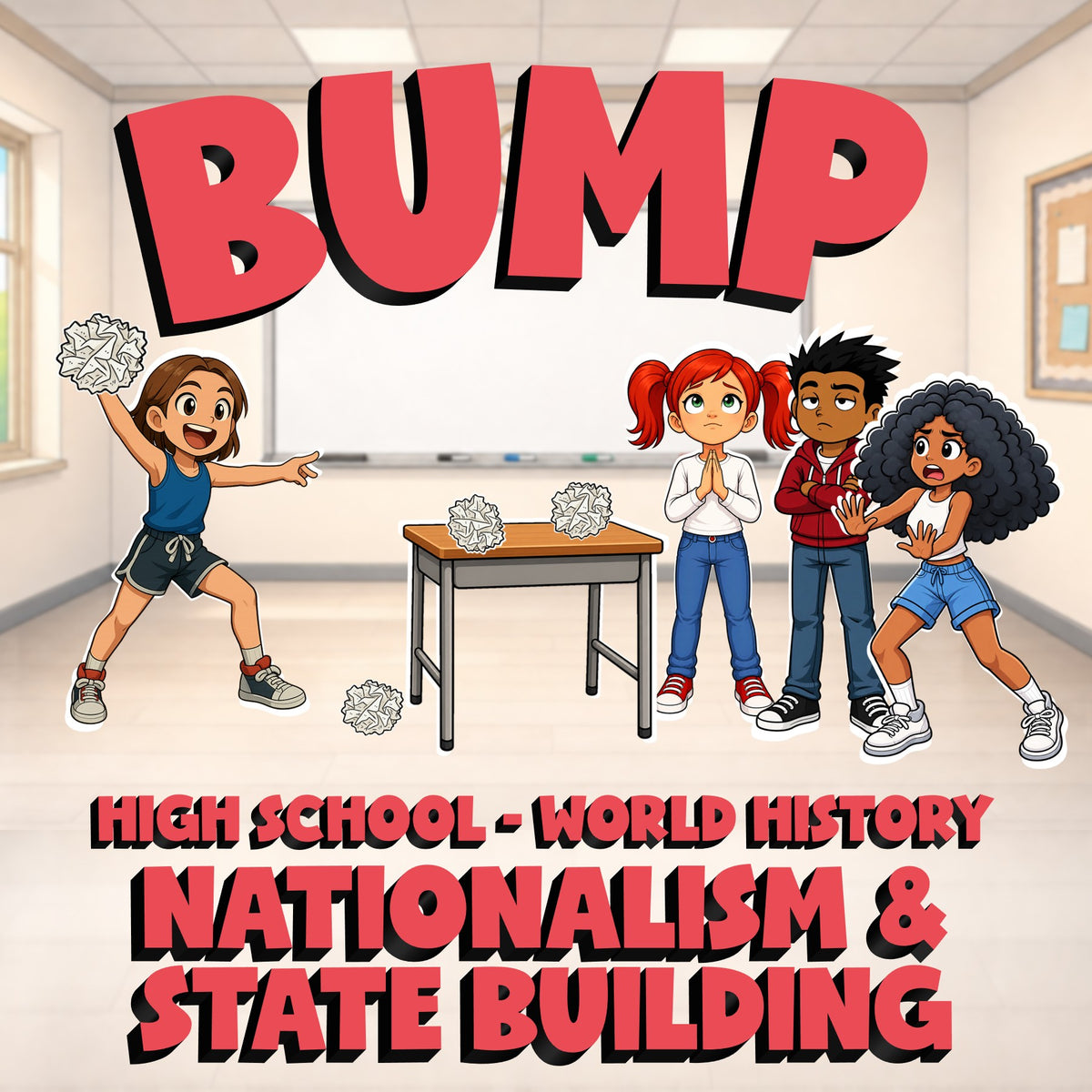 Nationalism & State Building BUMP Game - No Prep World History Review Activity