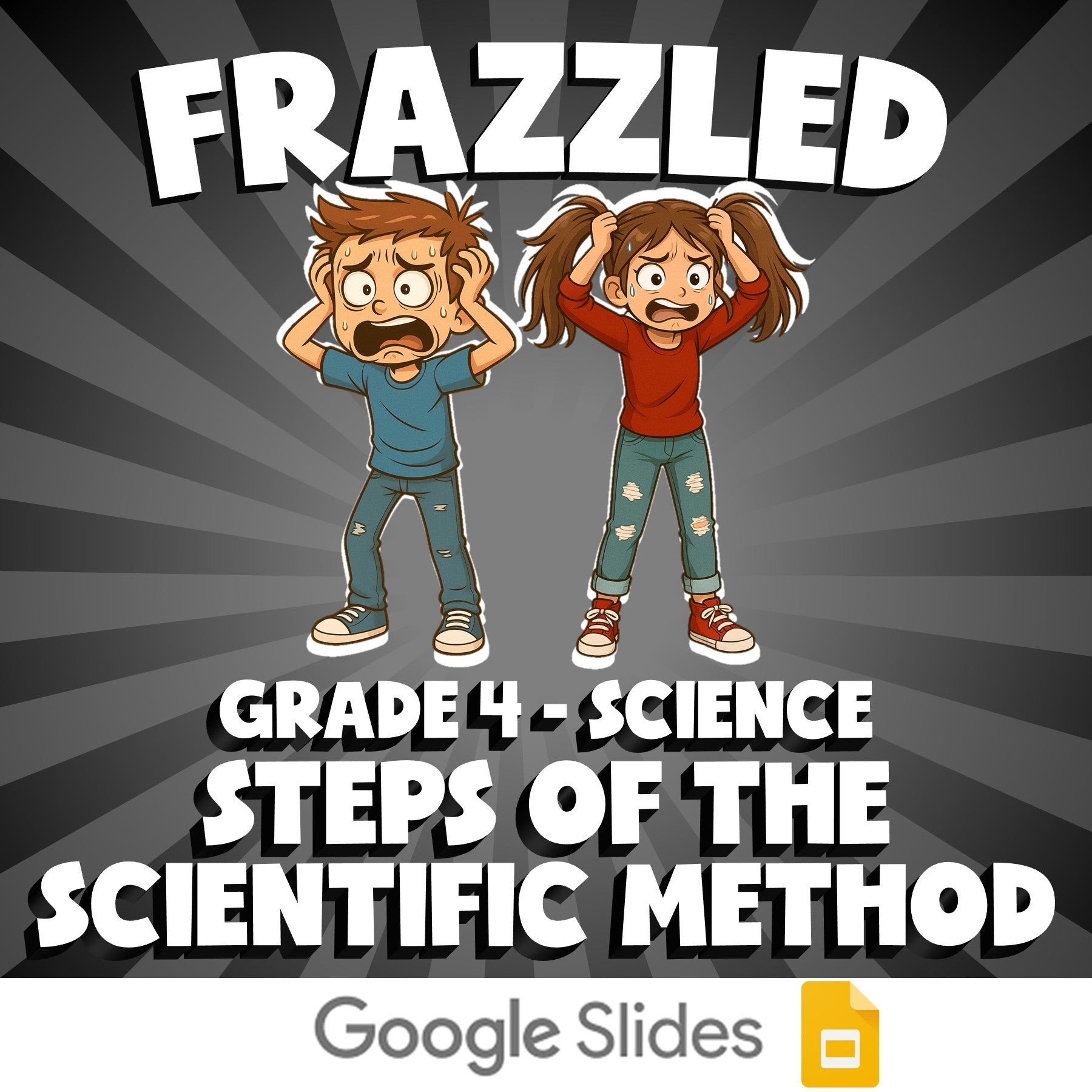 Steps of the Scientific Method FRAZZLED Science Game - No Prep Grade 4 Review
