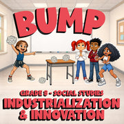 Industrialization & Innovation BUMP Socials Game - No Prep Grade 8 Review