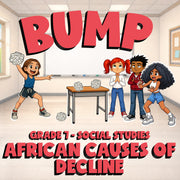 African Causes of Decline BUMP Socials Game - No Prep Grade 7 Review Activity