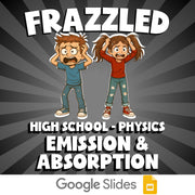 Emission & Absorption FRAZZLED Science Game - No Prep Physics Review Activity